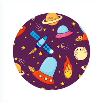 Round Libre Overlay CGM Patch 006