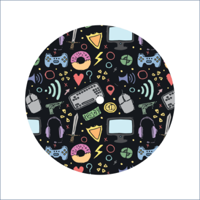 Round Libre Overlay CGM Patch 013