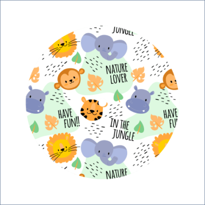 Round Libre Overlay CGM Patch 038